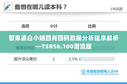 管家婆白小姐四肖四码数据分析程序解析—TSR56.100潮流版