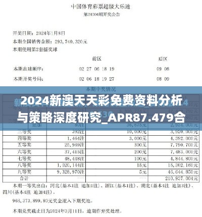 2024新澳天天彩免费资料分析与策略深度研究_APR87.479合集版