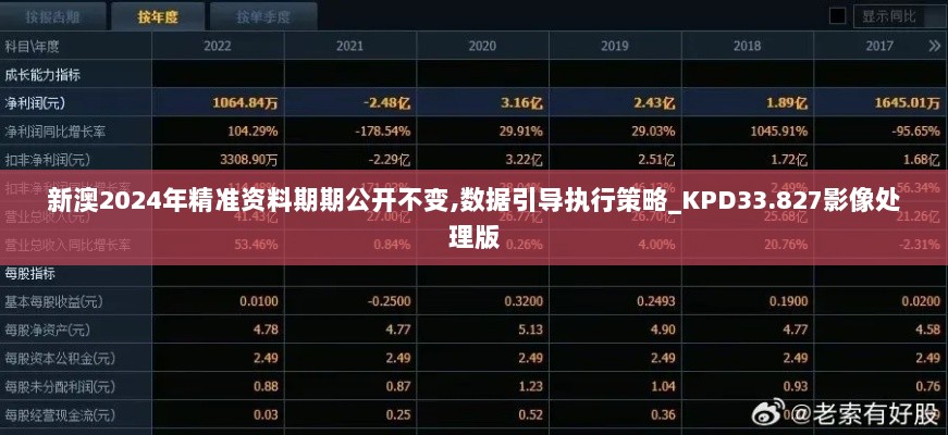 新澳2024年精准资料期期公开不变,数据引导执行策略_KPD33.827影像处理版