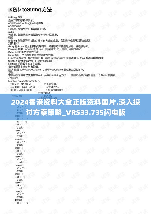 2024香港资料大全正版资料图片,深入探讨方案策略_VRS33.735闪电版