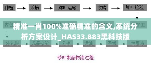 精准一肖100%准确精准的含义,系统分析方案设计_HAS33.883黑科技版