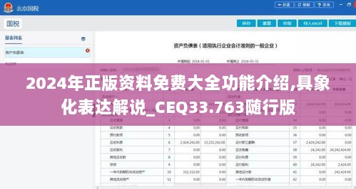 2024年正版资料免费大全功能介绍,具象化表达解说_CEQ33.763随行版