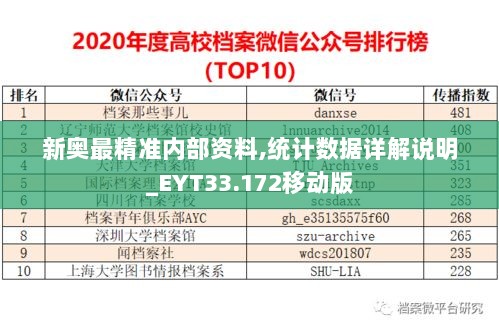 新奥最精准内部资料,统计数据详解说明_EYT33.172移动版