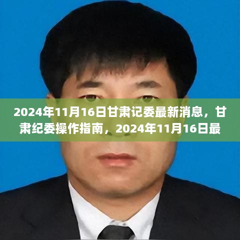 甘肃纪委最新操作指南与行动步骤解读（2024年11月16日最新消息）