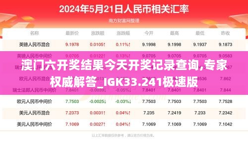 澳门六开奖结果今天开奖记录查询,专家权威解答_IGK33.241极速版