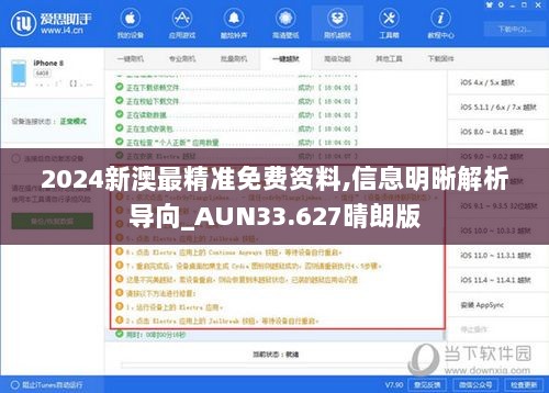 2024新澳最精准免费资料,信息明晰解析导向_AUN33.627晴朗版