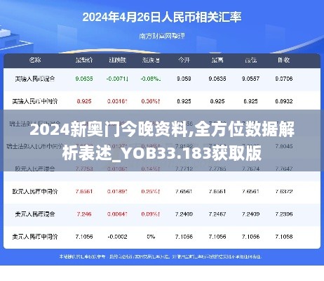 2024新奥门今晚资料,全方位数据解析表述_YOB33.183获取版