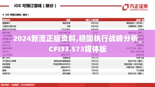 2024新澳正版资料,稳固执行战略分析_CFI33.573媒体版