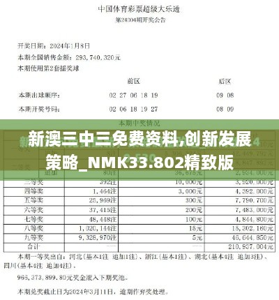 新澳三中三免费资料,创新发展策略_NMK33.802精致版