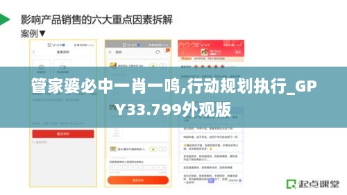 管家婆必中一肖一鸣,行动规划执行_GPY33.799外观版