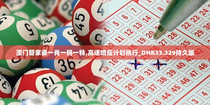 澳门管家婆一肖一码一特,高速响应计划执行_DHR33.329持久版