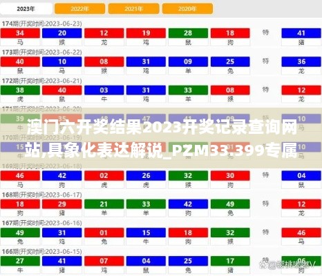 澳门六开奖结果2023开奖记录查询网站,具象化表达解说_PZM33.399专属版