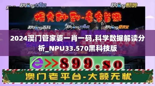 2024澳门管家婆一肖一码,科学数据解读分析_NPU33.570黑科技版