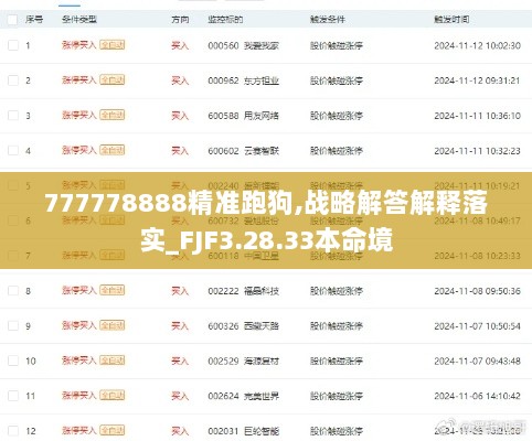 777778888精准跑狗,战略解答解释落实_FJF3.28.33本命境