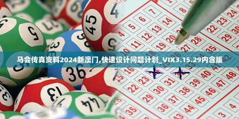 马会传真资料2024新澳门,快速设计问题计划_VIX3.15.29内含版