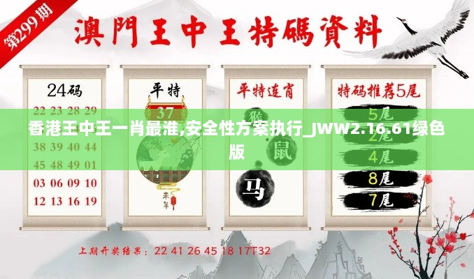 香港王中王一肖最淮,安全性方案执行_JWW2.16.61绿色版