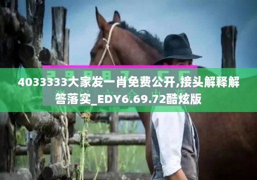 4033333大家发一肖免费公开,接头解释解答落实_EDY6.69.72酷炫版