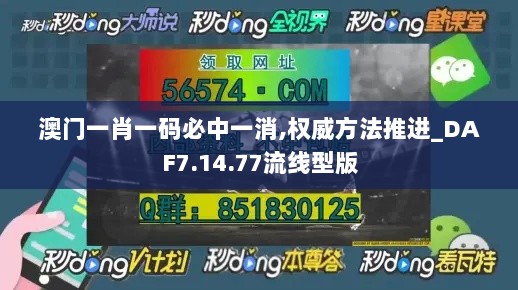 澳门一肖一码必中一消,权威方法推进_DAF7.14.77流线型版