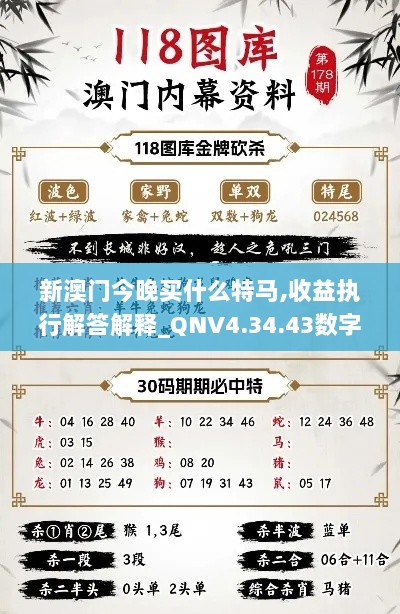 新澳门今晚买什么特马,收益执行解答解释_QNV4.34.43数字版