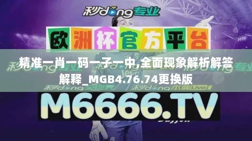 精准一肖一码一子一中,全面现象解析解答解释_MGB4.76.74更换版