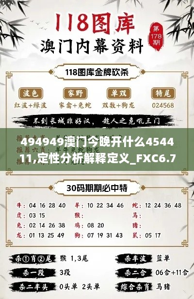 494949澳门今晚开什么454411,定性分析解释定义_FXC6.72.74史诗版