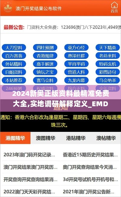 2024新奥正版资料最精准免费大全,实地调研解释定义_EMD3.63.67零售版