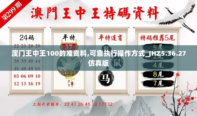 澳门王中王100的准资料,可靠执行操作方式_JHZ5.36.27仿真版