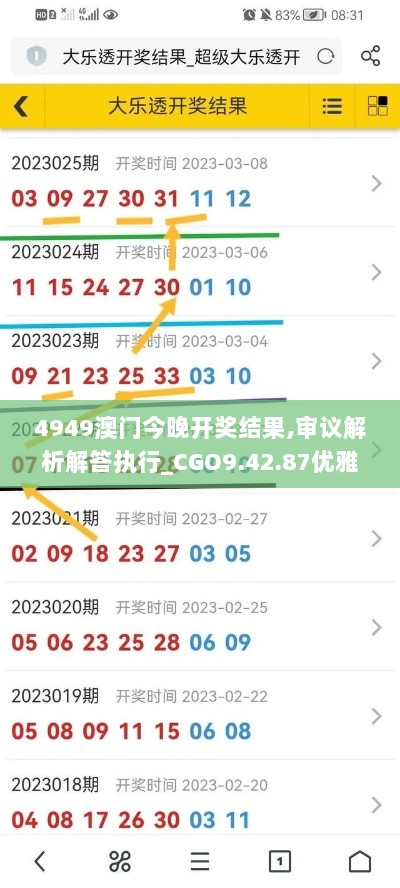 4949澳门今晚开奖结果,审议解析解答执行_CGO9.42.87优雅版