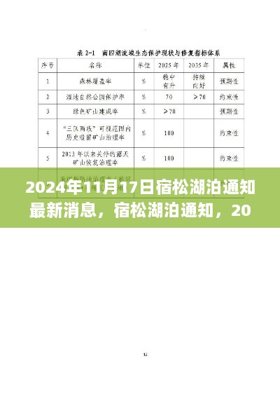 2024年宿松湖泊生态保护与修复的步骤指南，最新消息解读