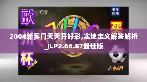 2004新澳门天天开好彩,实地定义解答解析_JLP2.66.87最佳版