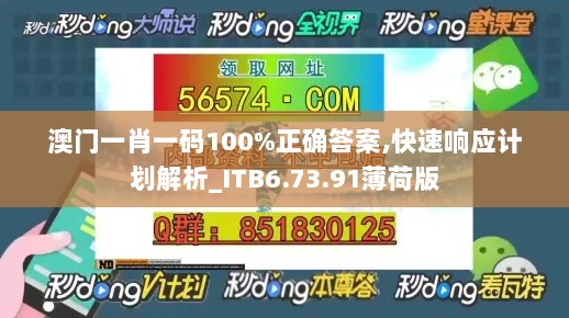 澳门一肖一码100%正确答案,快速响应计划解析_ITB6.73.91薄荷版