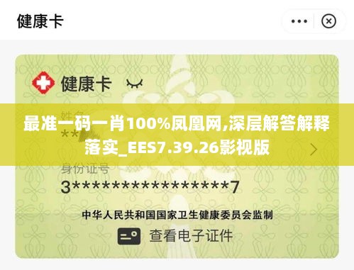 最准一码一肖100%凤凰网,深层解答解释落实_EES7.39.26影视版