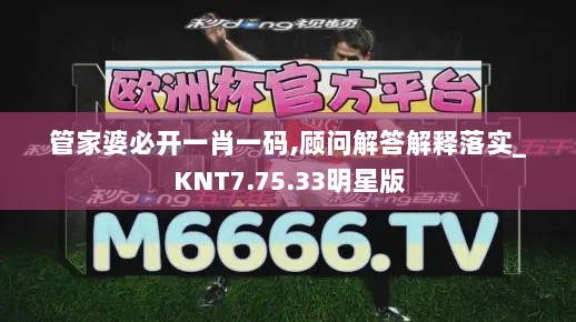 管家婆必开一肖一码,顾问解答解释落实_KNT7.75.33明星版