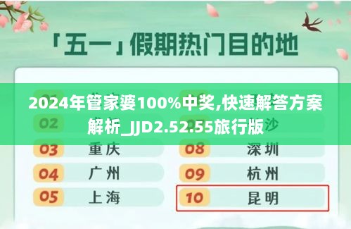 2024年管家婆100%中奖,快速解答方案解析_JJD2.52.55旅行版