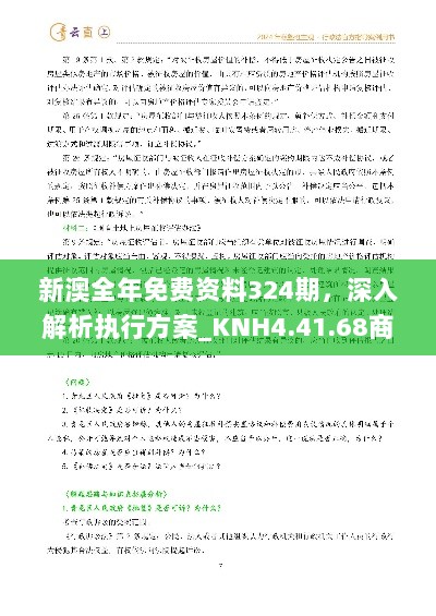 新澳全年免费资料324期，深入解析执行方案_KNH4.41.68商务版