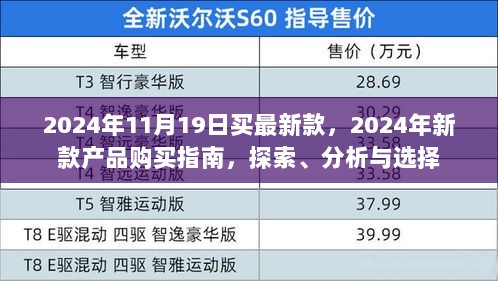 2024年新款产品购买指南，探索、分析与选择过程解析