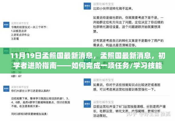 孟照国最新消息，初学者进阶指南——任务完成与技能学习之道