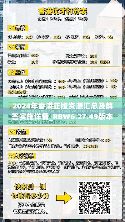 2024年香港正版资源汇总及解答实施详情_RBW6.27.49版本