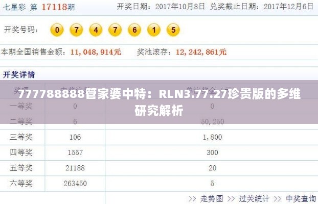 777788888管家婆中特：RLN3.77.27珍贵版的多维研究解析