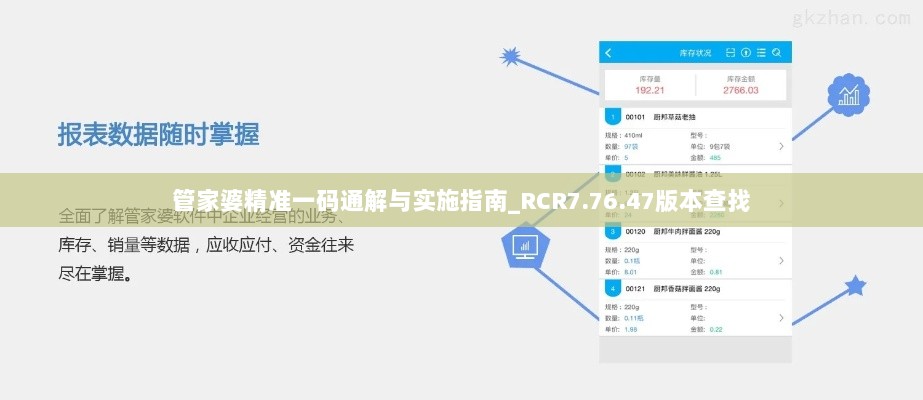 管家婆精准一码通解与实施指南_RCR7.76.47版本查找