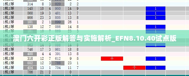 澳门六开彩正版解答与实施解析_EFN8.10.40试点版