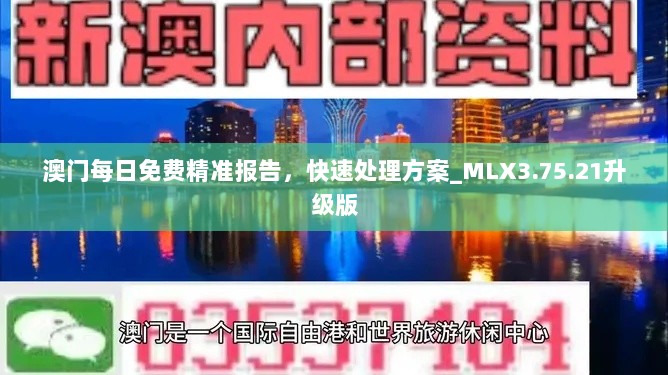 澳门每日免费精准报告，快速处理方案_MLX3.75.21升级版