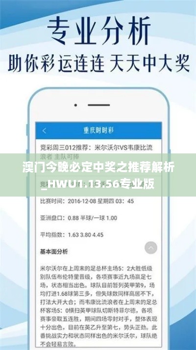 澳门今晚必定中奖之推荐解析_HWU1.13.56专业版