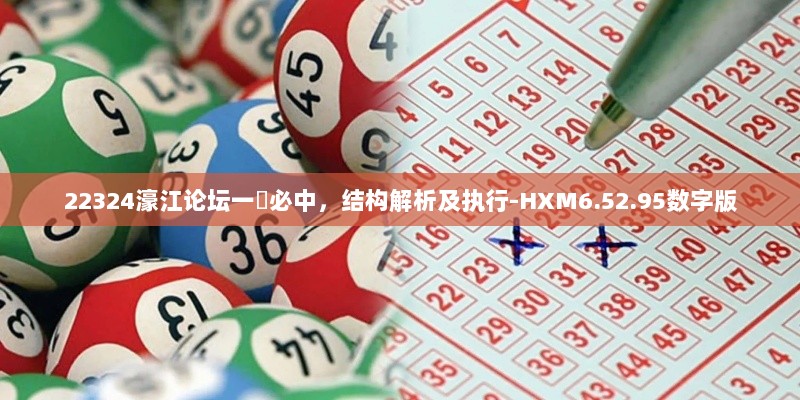 22324濠江论坛一碼必中，结构解析及执行-HXM6.52.95数字版