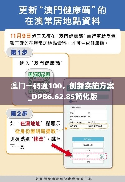 澳门一码通100，创新实施方案_DPB6.62.85简化版