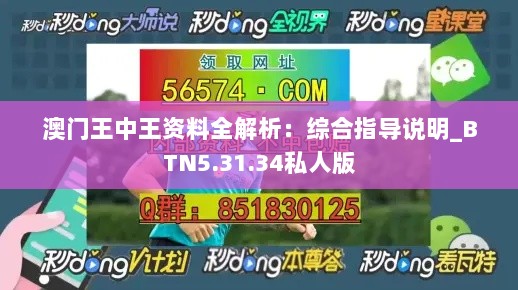 澳门王中王资料全解析：综合指导说明_BTN5.31.34私人版