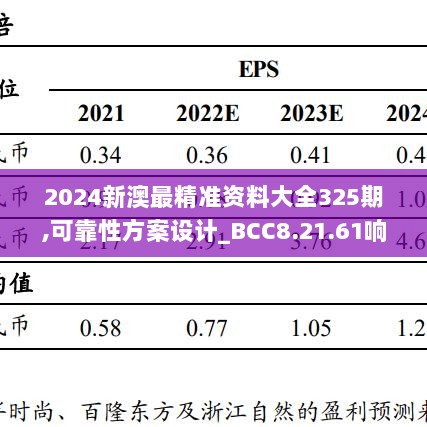 2024新澳最精准资料大全325期,可靠性方案设计_BCC8.21.61响应版