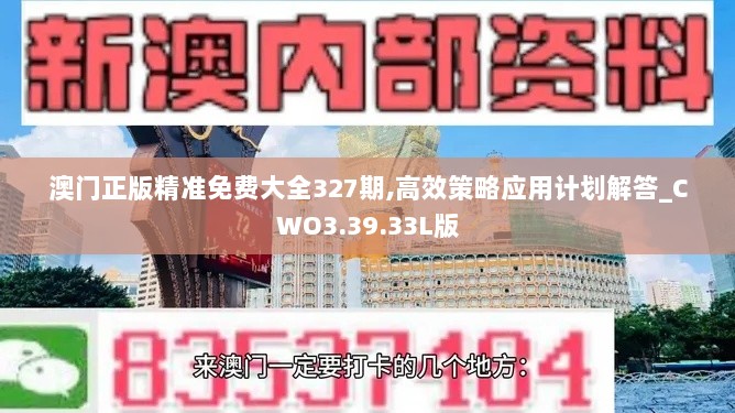 澳门正版精准免费大全327期,高效策略应用计划解答_CWO3.39.33L版