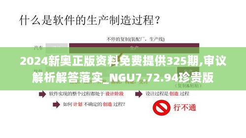 2024新奥正版资料免费提供325期,审议解析解答落实_NGU7.72.94珍贵版