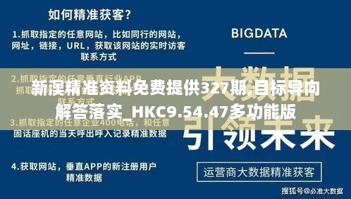 新澳精准资料免费提供327期,目标导向解答落实_HKC9.54.47多功能版